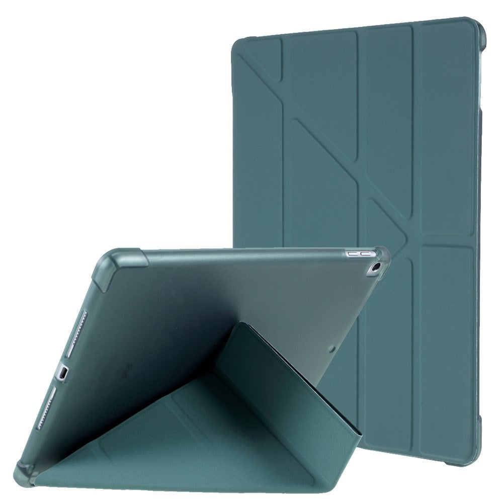 iPad 10.2" (2021 / 2020 / 2019) / iPad Pro 10.5 / iPad Air (2019) Case - Flexible Origami Case - Dark Green