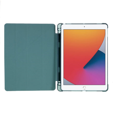 iPad 10.2" (2021 / 2020 / 2019) / iPad Pro 10.5 / iPad Air (2019) Case - Flexible Origami Case - Dark Green