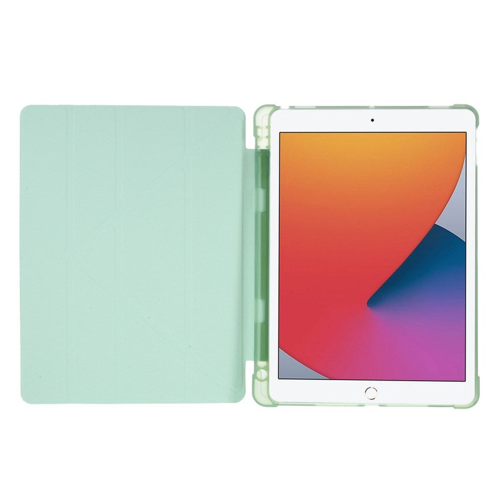 iPad 10.2" (2021 / 2020 / 2019) / iPad Pro 10.5 / iPad Air (2019) Case - Flexible Origami Case - Green