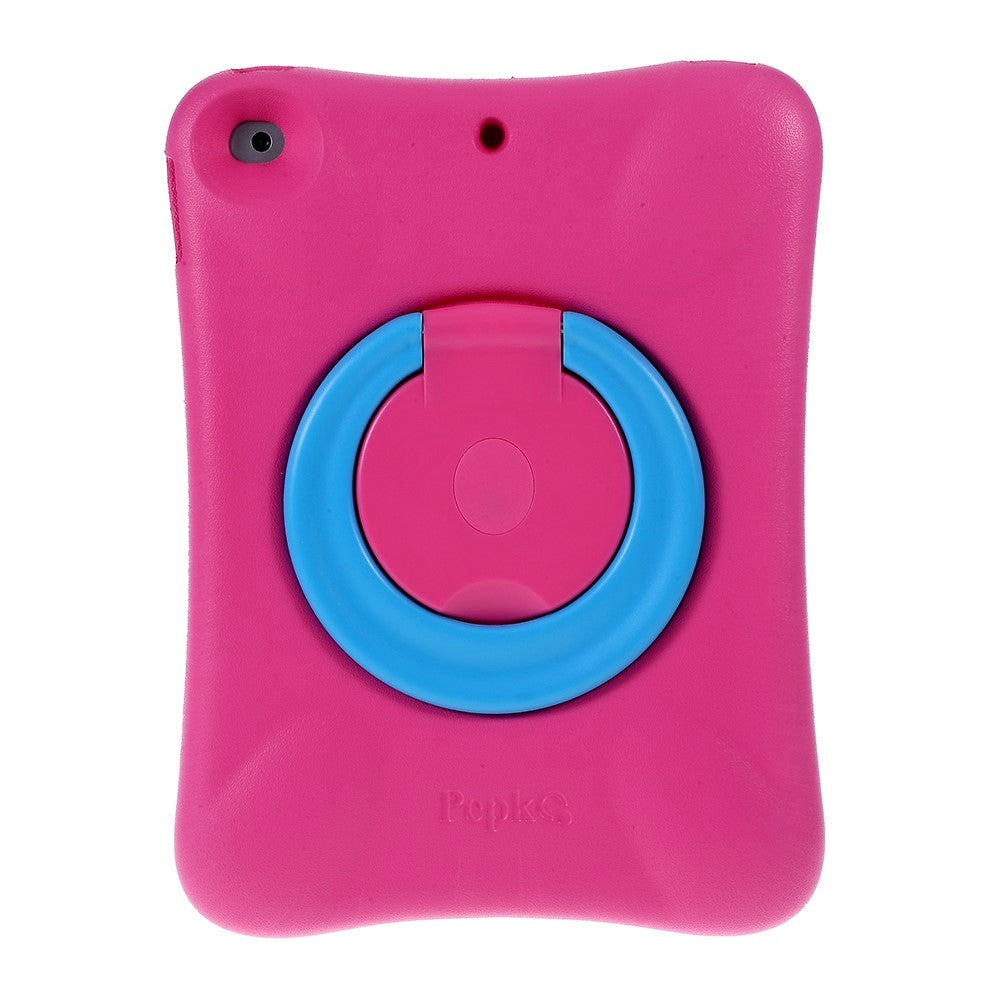 iPad 10.2" (2021 / 2020 / 2019) Pepkoo Shockproof Case w. 360 Degree Stand - Pink / Blue