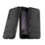 iPhone SE (2022 / 2020) / 8 / 7 Hybrid Tough Case w. Kickstand - Black