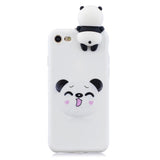 iPhone SE 2022 / 2020 / 8 / 7 Flexible Plastic Case - 3D Panda