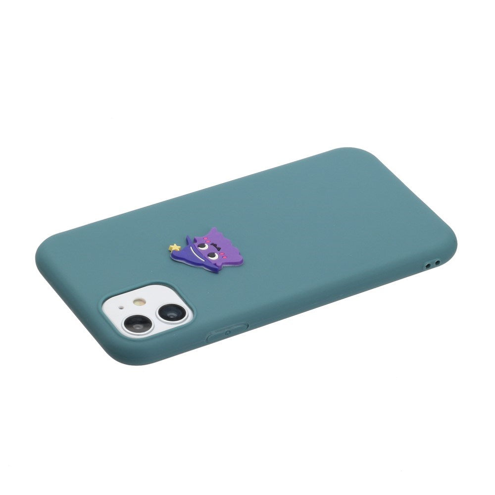 EIDERWOOD iPhone 11 Silicone Case with Cartoon - Blue / Wizard