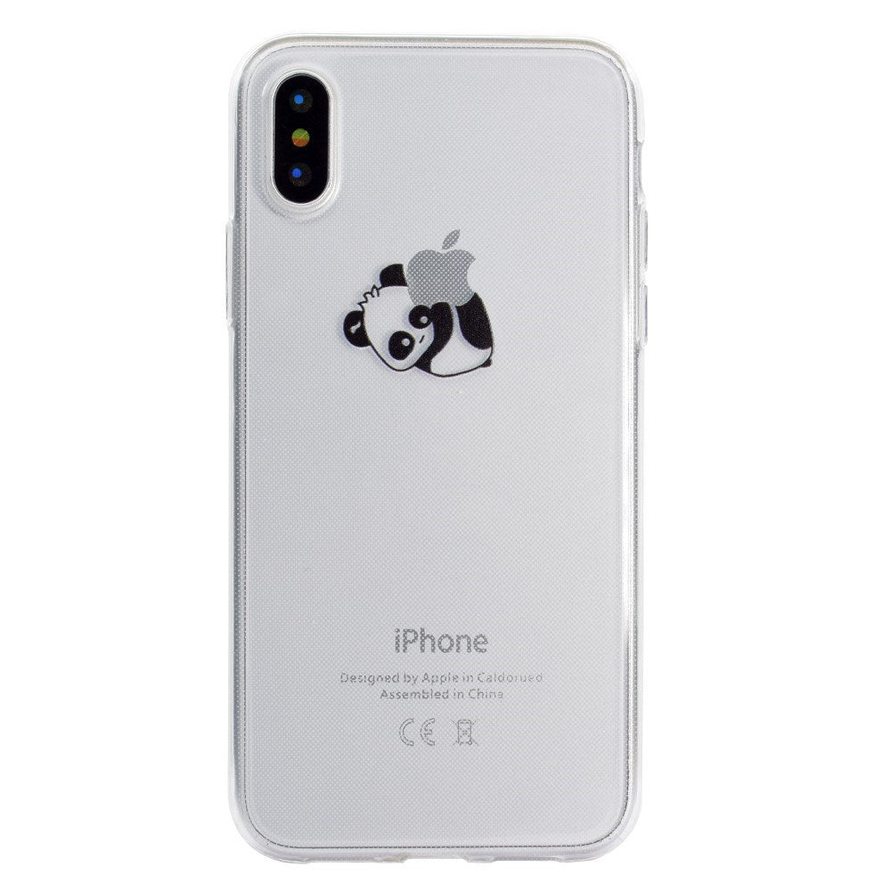 EIDERWOOD iPhone XR Plastic Case w. Print - Panda