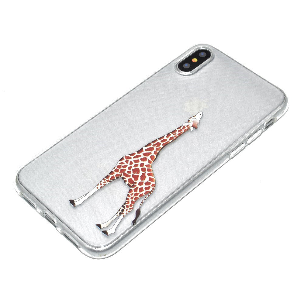 EIDERWOOD iPhone XR Plastic Case w. Print - Giraffe