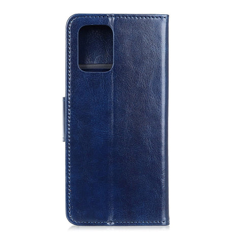 iPhone 12 / 12 Pro Neutral Leather Wallet Case - Blue