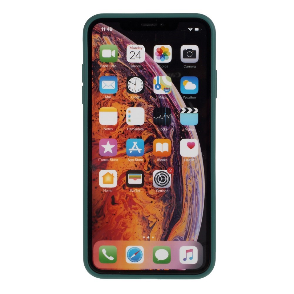 EIDERWOOD iPhone XS Max Silicone Case - Green