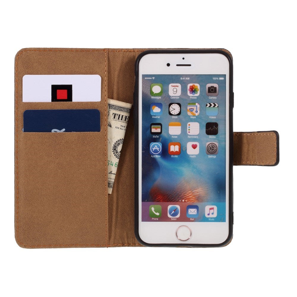 EIDERWOOD iPhone 6 Plus / 6 (s) Plus Leather Wallet Case - Black