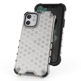 iPhone 12 Mini Honeycomb Pattern Case - White