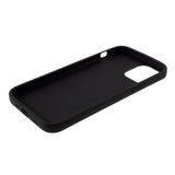 iPhone 12 / 12 Pro Minimalist Matte Flexible Plastic Case - Black