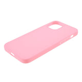 iPhone 12 / 12 Pro Minimalist Matte Flexible Plastic Case - Pink