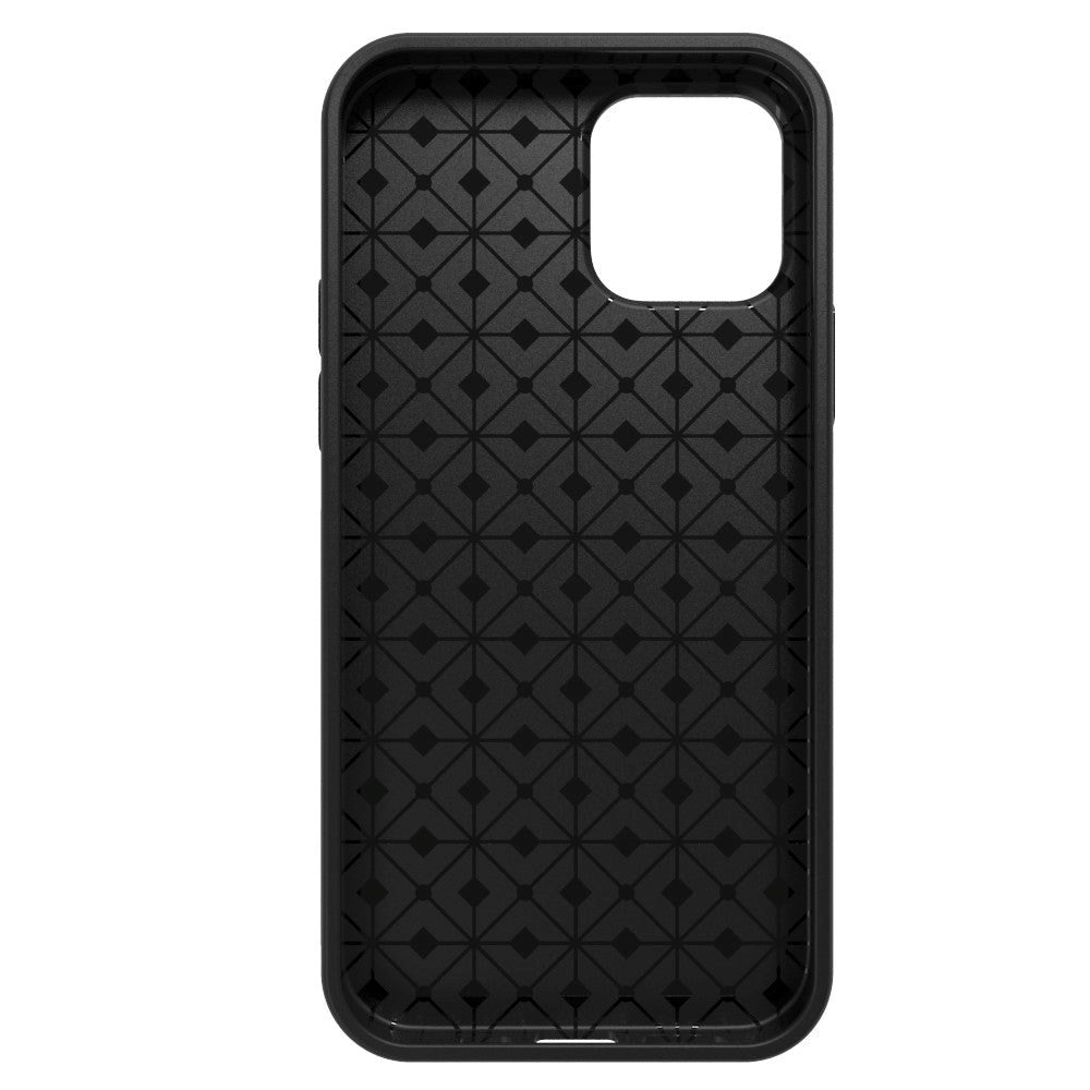 iPhone 12 / 12 Pro Matte Flexible Plastic Case - Black