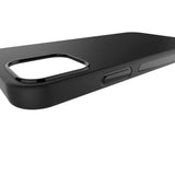 iPhone 12 / 12 Pro Matte Flexible Plastic Case - Black