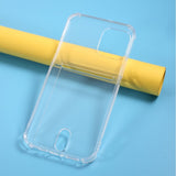 iPhone 12 Pro Max Grip Flexible Plastic Case w. Card Holder - Transparent