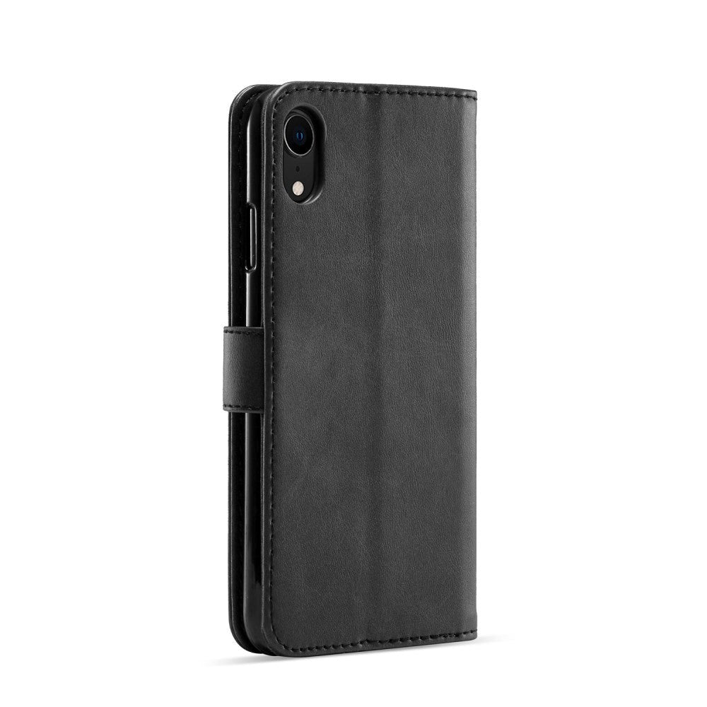 iPhone XR LC.IMEEKE Leather Wallet Case - Black