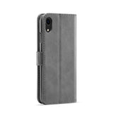 iPhone XR LC.IMEEKE Leather Wallet Case - Grey