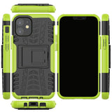 EIDERWOOD iPhone 12 Mini Cool Bull Tough Case w. Stand - Green