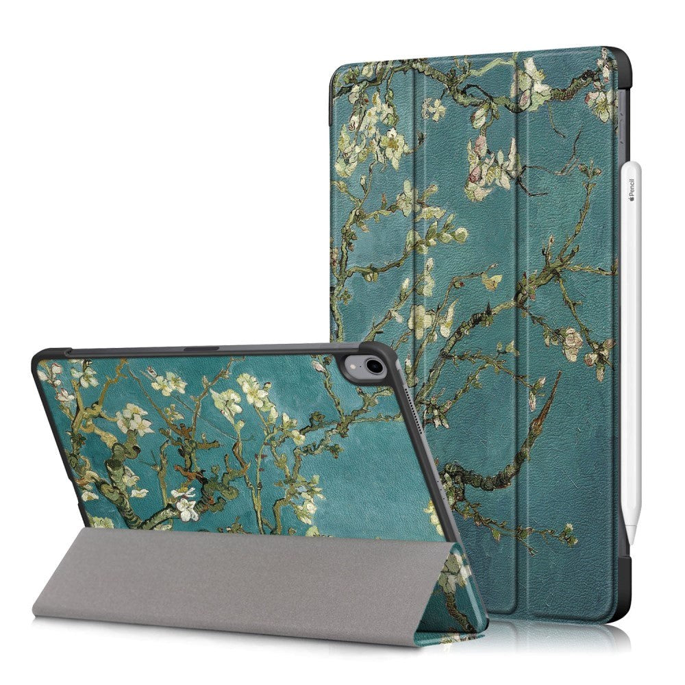 iPad Air 10.9-11" (2024-2020) Leather Case w. Apple Pencil Holder - Gren