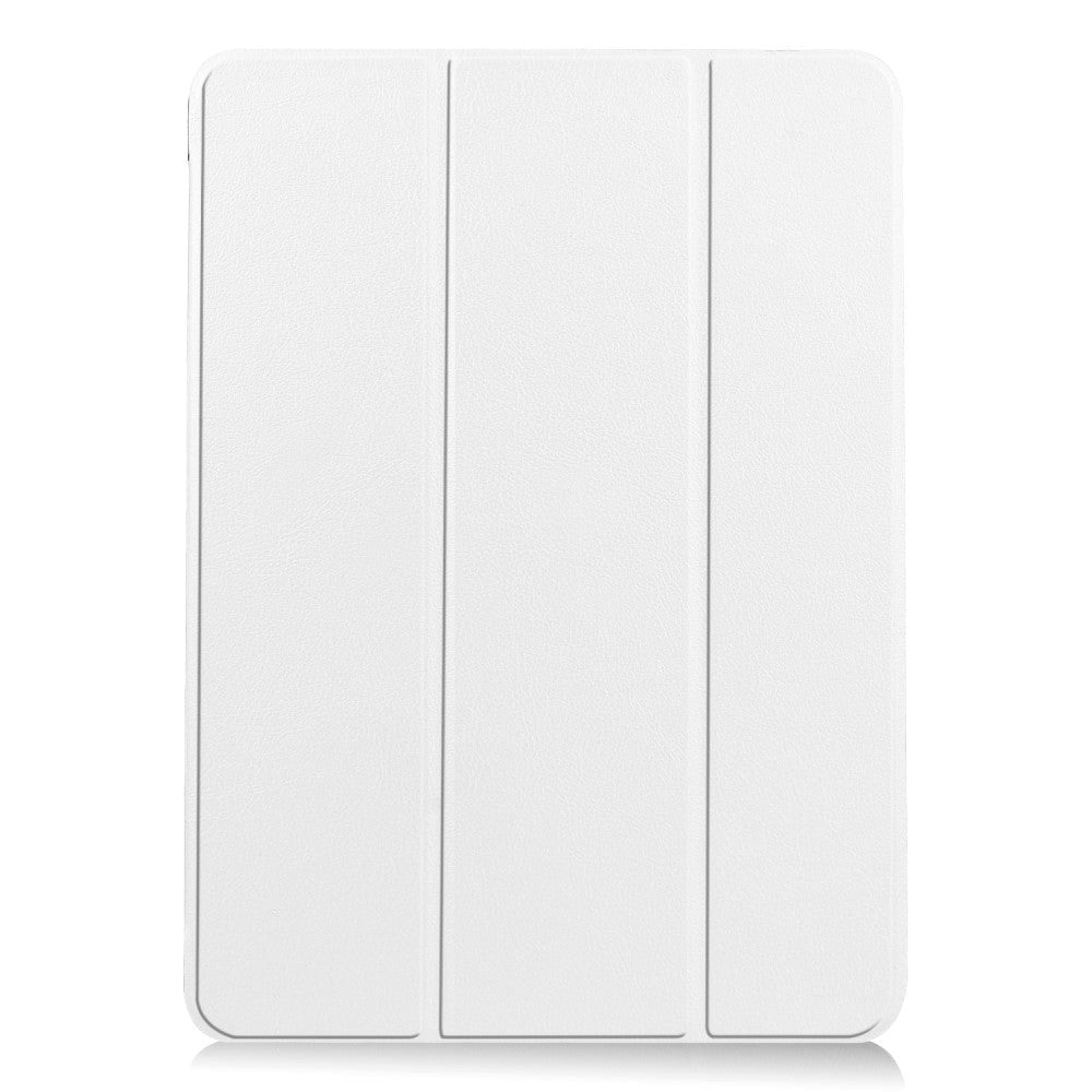 EIDERWOOD iPad Air 10.9-11" (2024-2020) Litchi Tri-Fold Leather Case - White