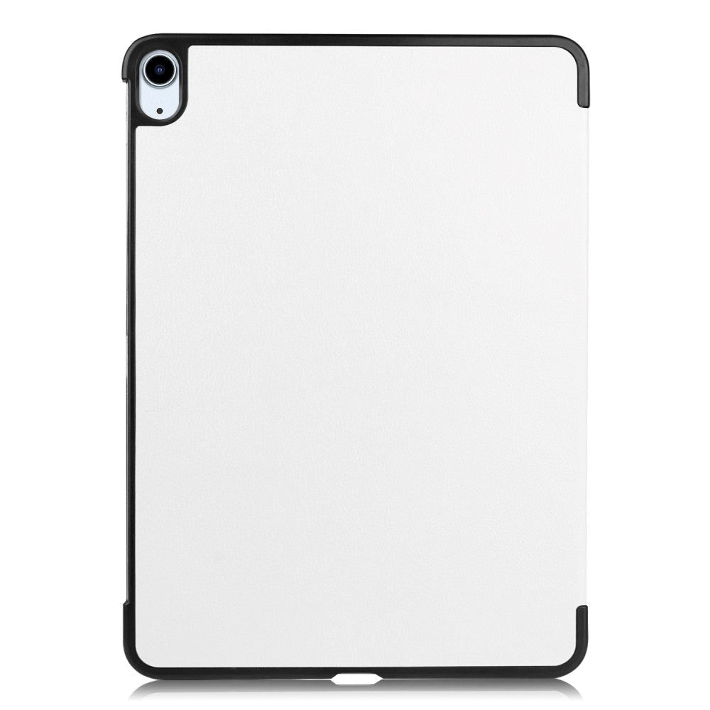 EIDERWOOD iPad Air 10.9-11" (2024-2020) Litchi Tri-Fold Leather Case - White