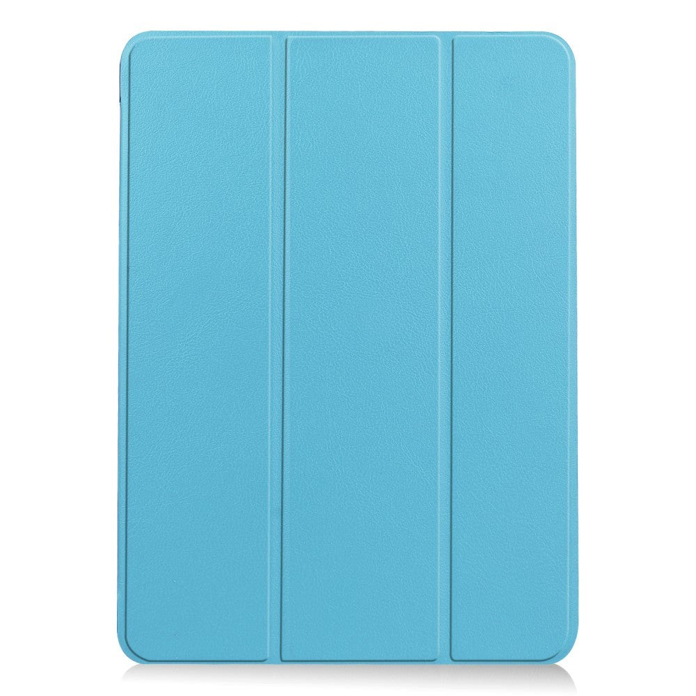 EIDERWOOD iPad Air 10.9-11" (2024-2020) Litchi Tri-Fold Leather Case - Light Blue