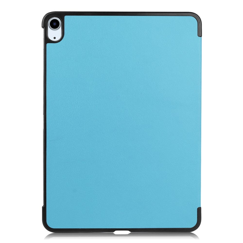 EIDERWOOD iPad Air 10.9-11" (2024-2020) Litchi Tri-Fold Leather Case - Light Blue