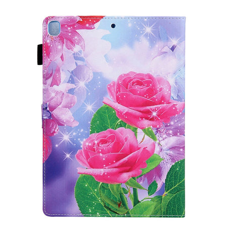 iPad 10.2" (2021 / 2020 / 2019) / Air (2019) / Pro 10.5" Leather Case w. Stand - Roses