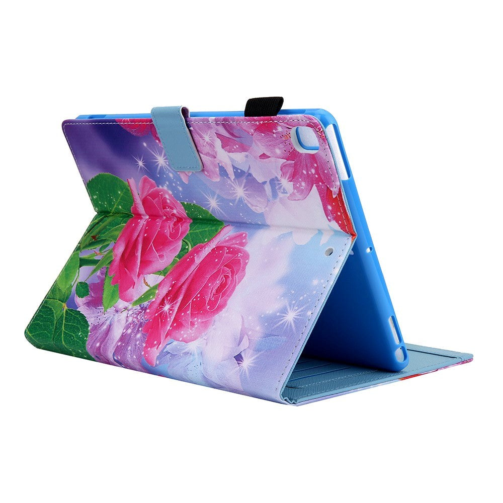 iPad 10.2" (2021 / 2020 / 2019) / Air (2019) / Pro 10.5" Leather Case w. Stand - Roses