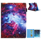 iPad 10.2" (2021 / 2020 / 2019) / Air (2019) / Pro 10.5" Leather Case w. Stand - Galaxy