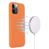 iPhone 12 / 12 Pro Silicone Case - MagSafe Compatible - Orange