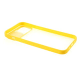 iPhone 12 Pro Max Frosted Plastic Case w. CamSlider - Yellow