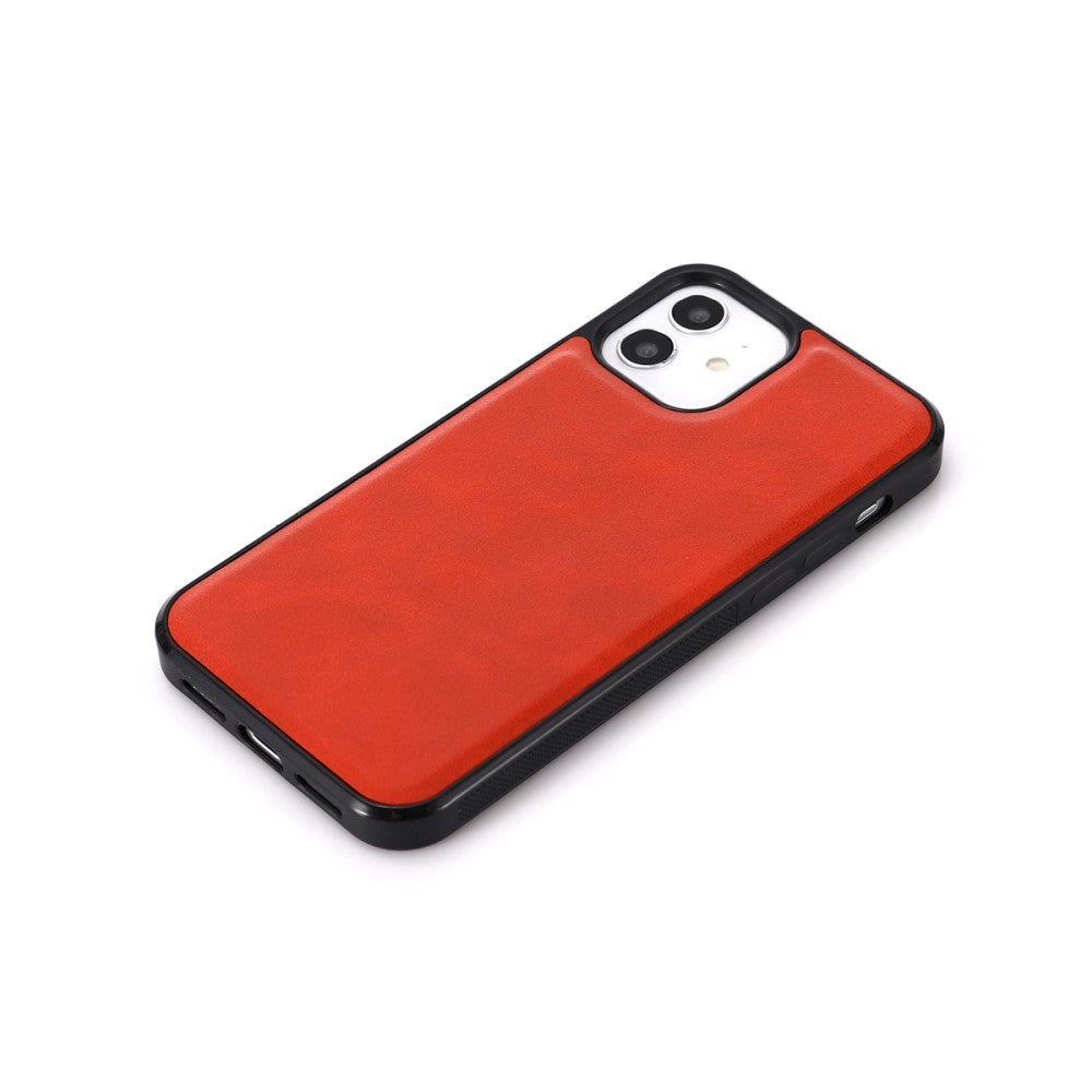 iPhone 12 / 12 Pro Leather Case - MagSafe Compatible - Red