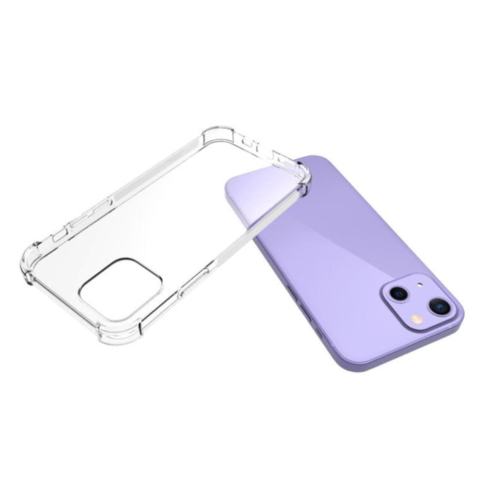 iPhone 13 Mini Shock-Proof Flexible Plastic Case - Transparent