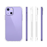 iPhone 13 Mini Shock-Proof Flexible Plastic Case - Transparent