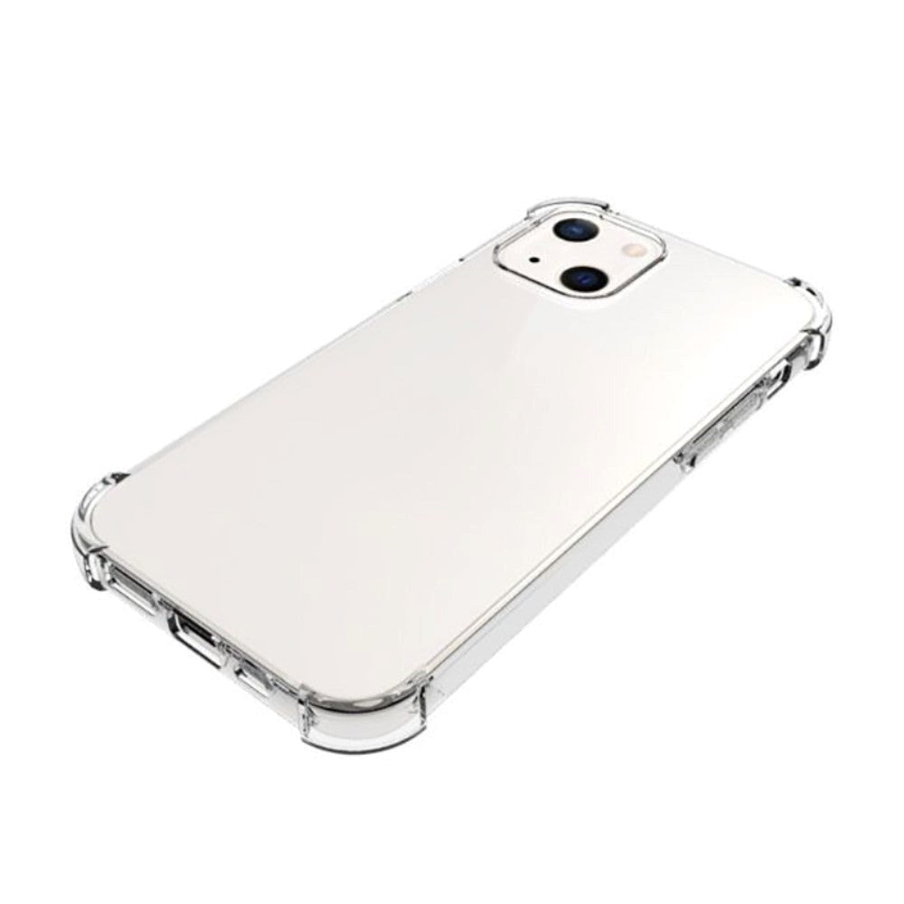 iPhone 13 Shock-Proof Flexible Plastic Case - Transparent