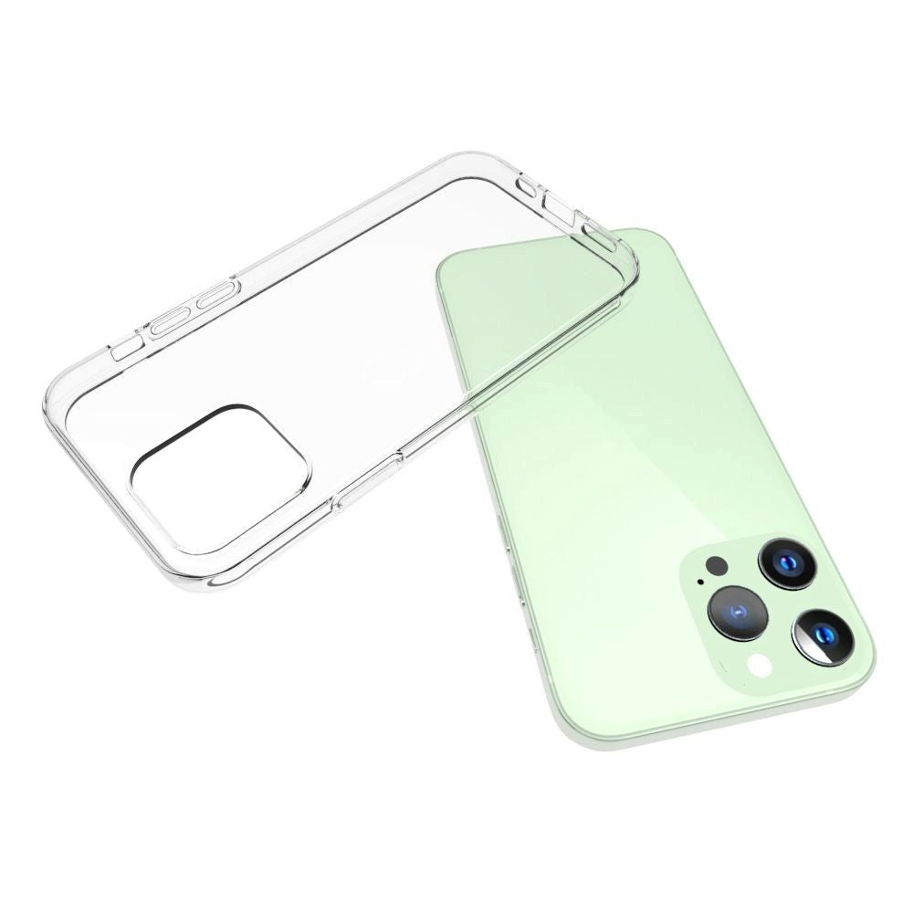 iPhone 13 Pro Ultra Thin Flexible Plastic Case - Transparent