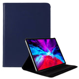 iPad Pro 12.9" (2022/2021) Leather Case w. 360 Degree Stand - Dark Blue