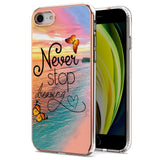 iPhone SE (2022 / 2020) / 8 / 7 Hybrid Plastic Back Case - Never Stop Dreaming