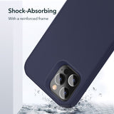 iPhone 12 / 12 Pro ESR Cloud Liquid Silicone Phone Case - Blue