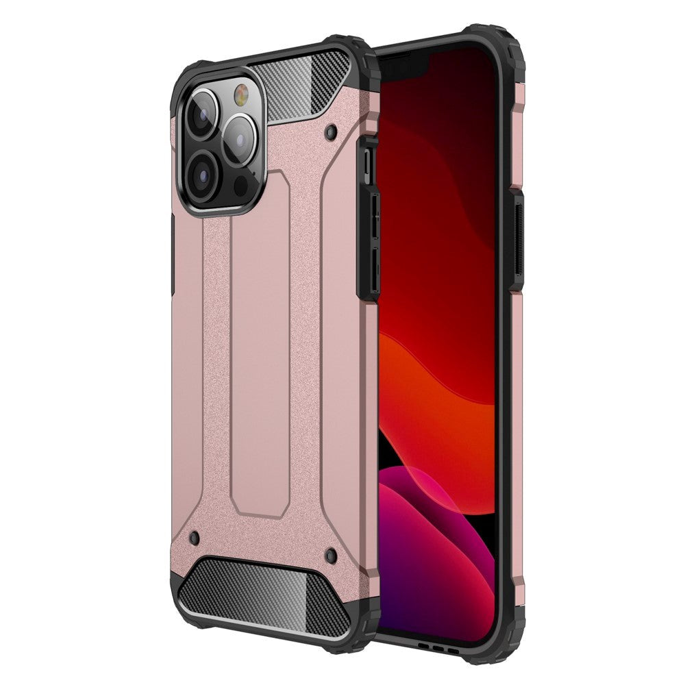 iPhone 13 Pro Max Armor Guard Tough Case - Rose Gold