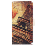 iPhone 13 Pro Max Leather Wallet Case - Eiffel Tower