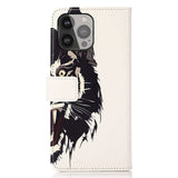 iPhone 13 Pro Max Leather Wallet Case - Tiger