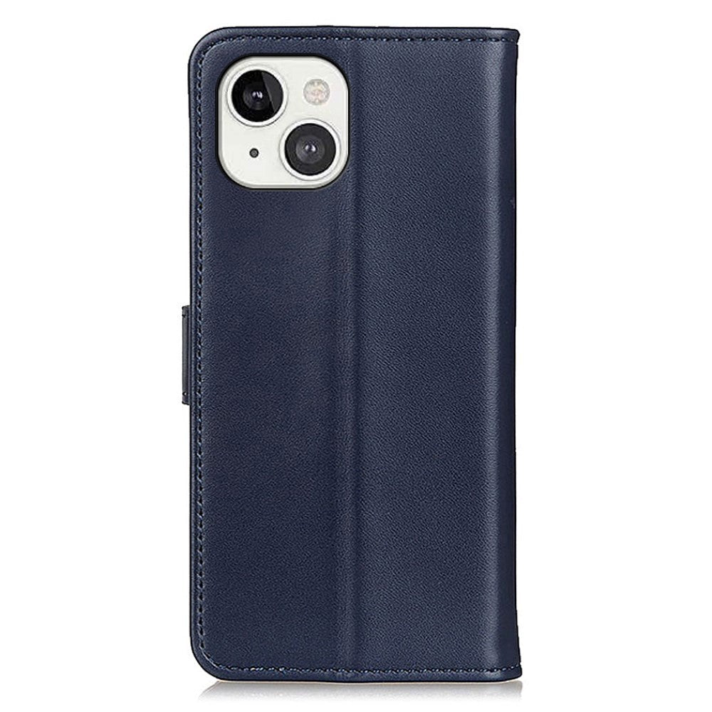 iPhone 13 Leather Wallet Case - Blue