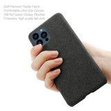 iPhone 13 Pro KSQ Fabric Plastic Case - Black