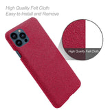 iPhone 13 Pro KSQ Fabric Plastic Case - Red