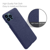 iPhone 13 Pro KSQ Fabric Plastic Case - Blue