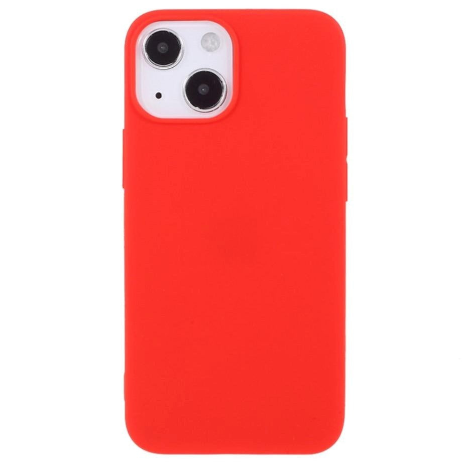 iPhone 13 Mini Flexible TPU Plastic Back Case - Red