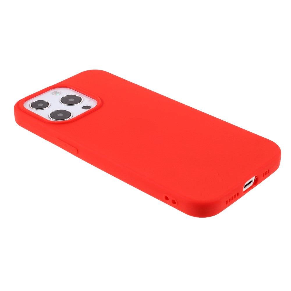 iPhone 13 Pro Flexible TPU Plastic Back Case - Red