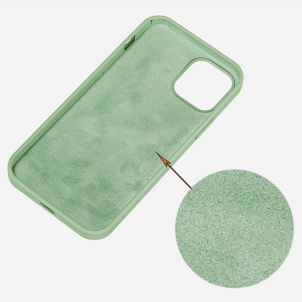 EIDERWOOD iPhone 13 Lined Silicone Case - Light Green