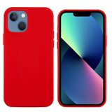 EIDERWOOD iPhone 13 Lined Silicone Case - Red